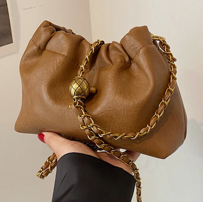 Flamenco leather shoulder bag